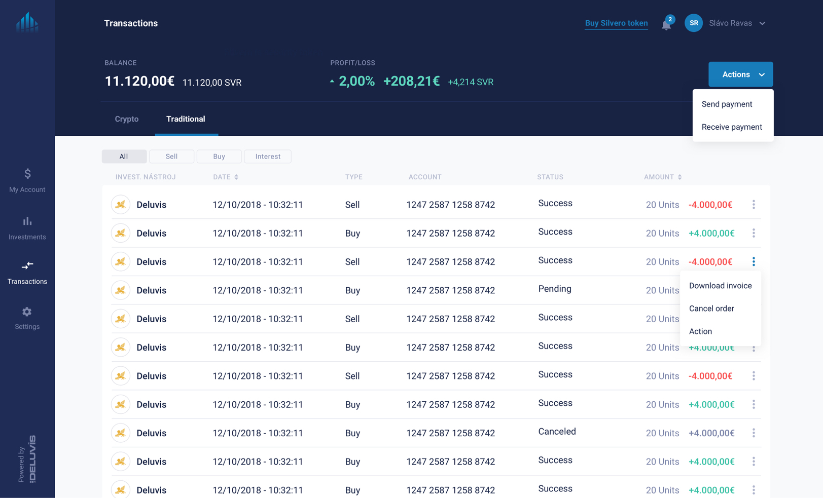 Landing page