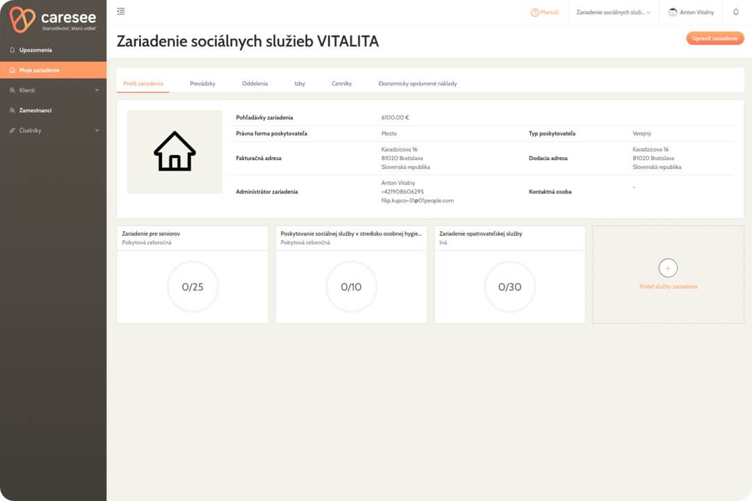 Landing page