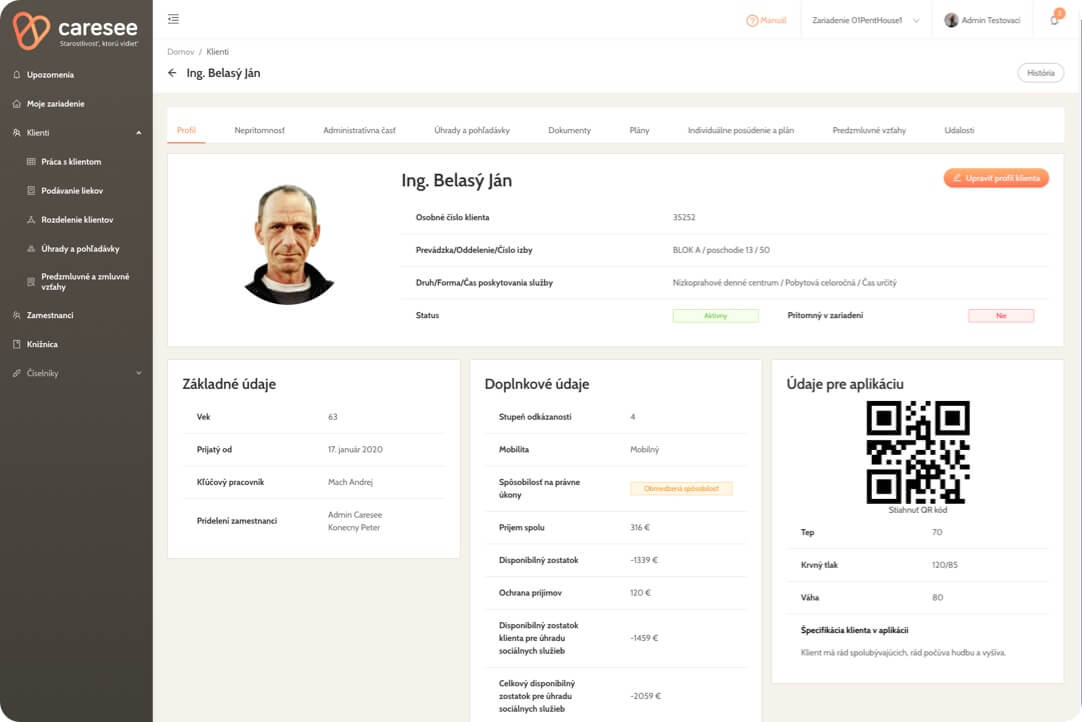 Landing page