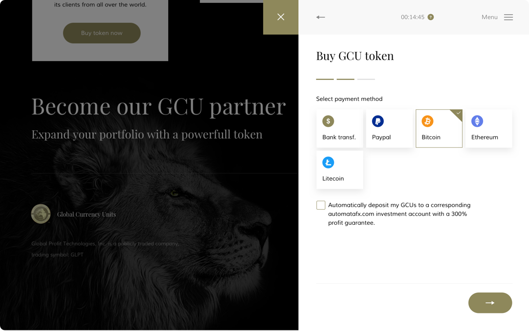 Landing page