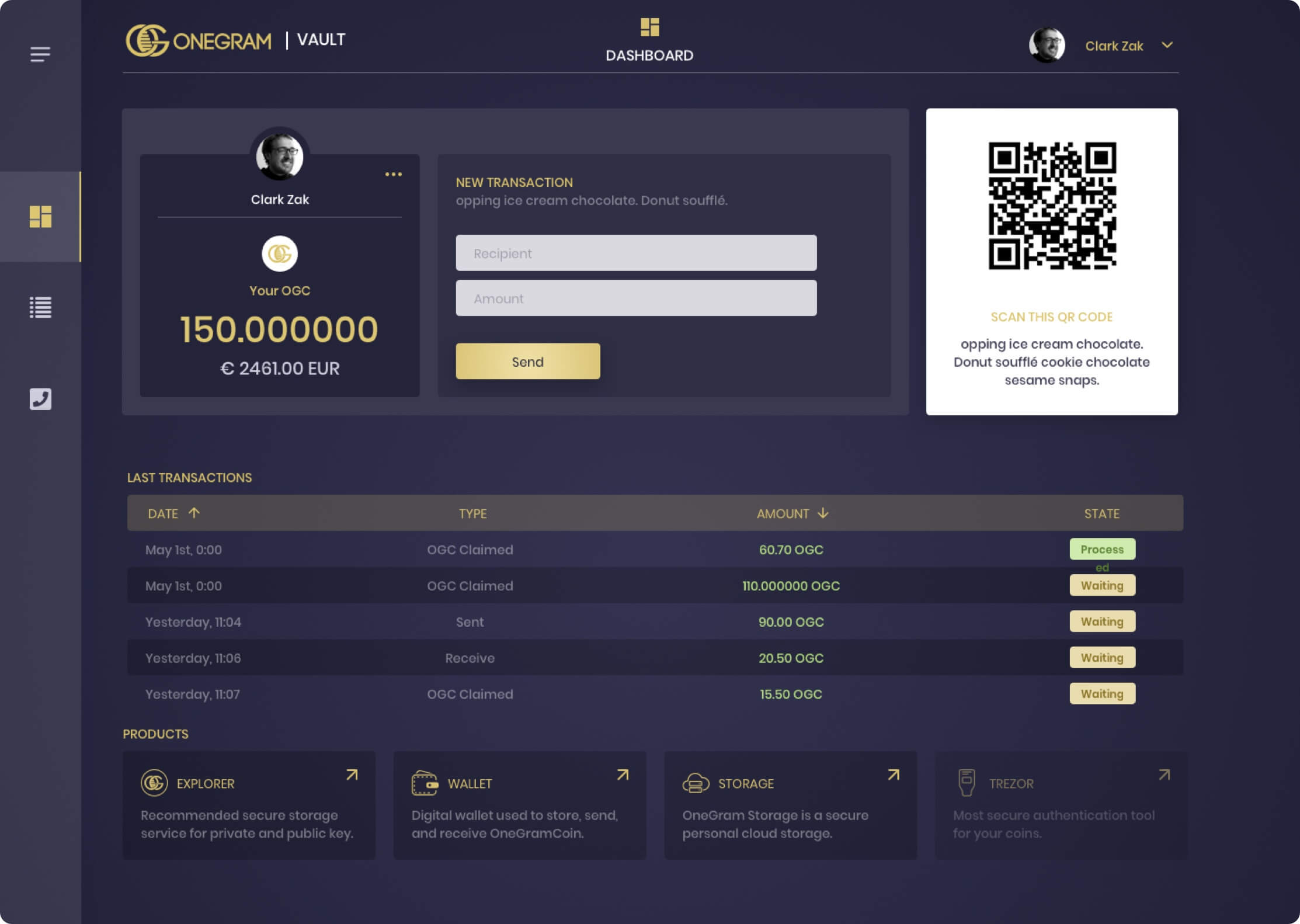 OneGram Vault