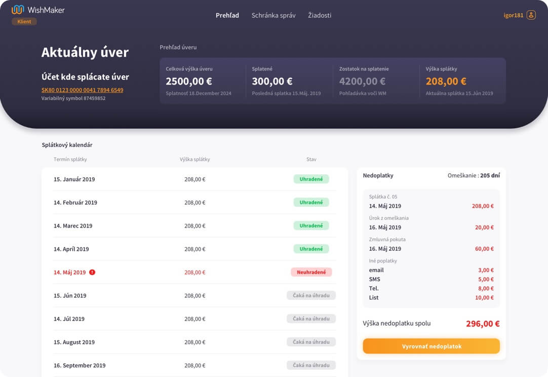 Landing page
